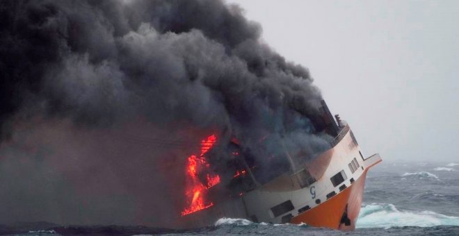 Asturias activa el plan de contaminación marina por el naufragio de un buque ante las costas francesas