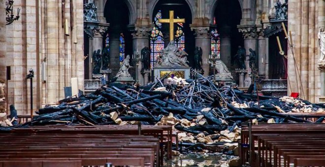 Los grandes empresarios franceses y el BCE contribuirán económicamente a la restauración de Notre Dame