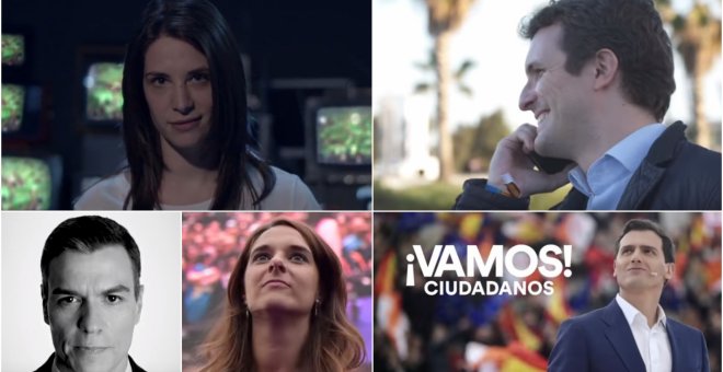 Mitges veritats i música marcial en els vídeos electorals de la campanya