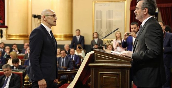La Mesa del Senado suspende a Romeva y ERC podría quedarse sin grupo propio