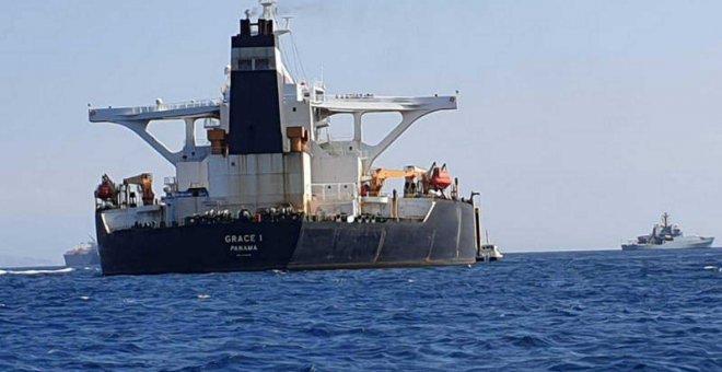 Gibraltar detiene al capitán y al primer oficial del petrolero iraní abordado el pasado viernes por la Marina británica