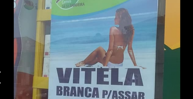 Retiran la publicidad de una carnicería en Portugal por su contenido sexista