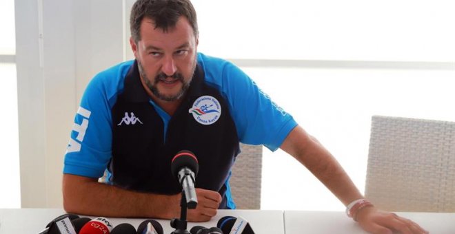 Salvini prosigue en su burla a los migrantes del Open Arms: dice que los lleven a Ibiza a "divertirse" o a la "mansión" de Gere