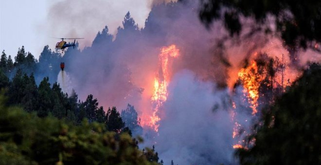 El incendio de Gran Canaria avanza sin control y obliga a evacuar a 4.000 vecinos
