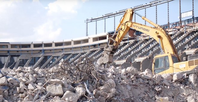 Los vecinos se quejan al Ayuntamiento del "calvario" de las obras del Mahou-Calderón