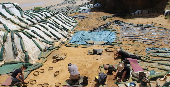 Cuando los niños neandertales andaban por las playas de Francia