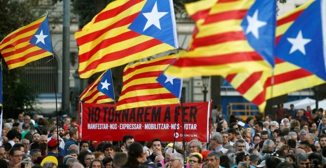 Entitats independentistes convoquen una manifestació unitària en el sisè aniversari de l'1-O