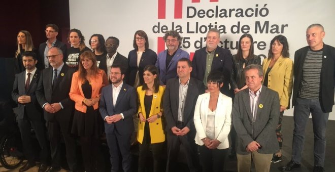 Declaració conjunta contra la repressió de partits sobiranistes d'arreu l'Estat