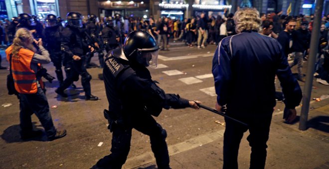 La Justícia investiga 19 agents policials per la seva actuació durant les protestes contra la sentència de l'1-O