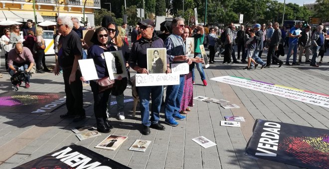 Concentración en Sevilla: exhumado Franco, ahora le toca a Queipo