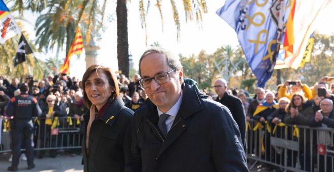 Torra, condemnat a un any i mig d’inhabilitació pel cas dels llaços grocs