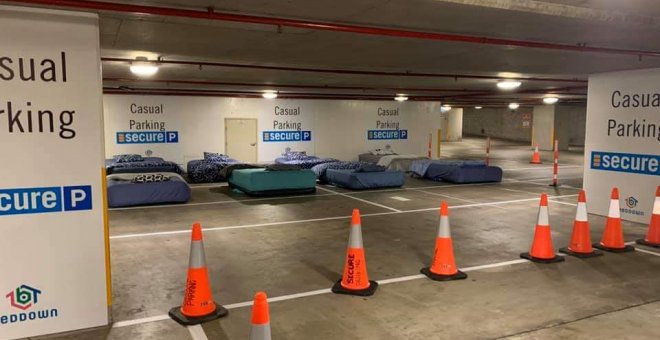 Dormir en parkings: el parche australiano contra el 'sinhogarismo'