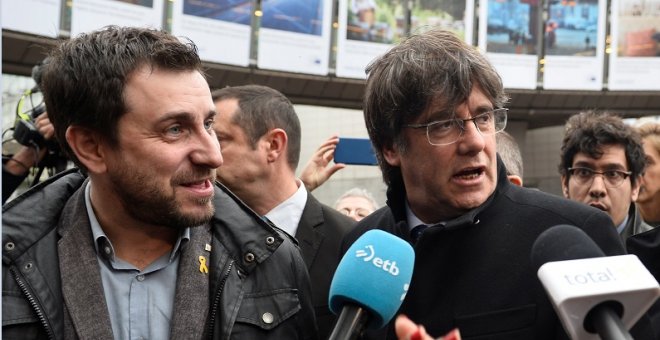 Carles Puigdemont i Toni Comín, acreditats com a eurodiputats