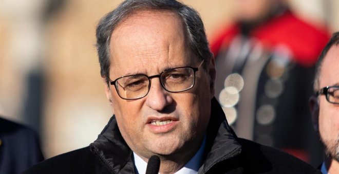 Torra dice que la ciudadanía "se ha ganado el derecho de votar" en un referéndum sobre independencia