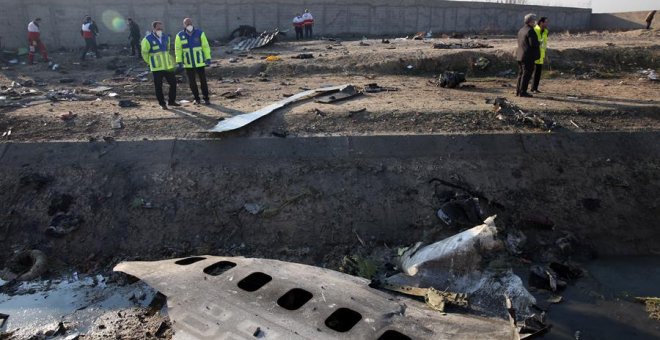 Irán dice que un "defecto técnico" provocó el accidente del avión Boeing 737 que ha dejado 176 muertos