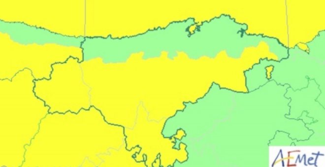 Cantabria continúa este lunes en aviso amarillo por nevadas y fenómenos costeros