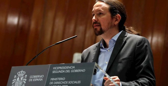 Iglesias insiste en derogar la reforma laboral en su conjunto