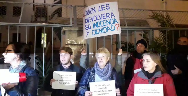 Manifestación contra la explotación de menores en Mallorca