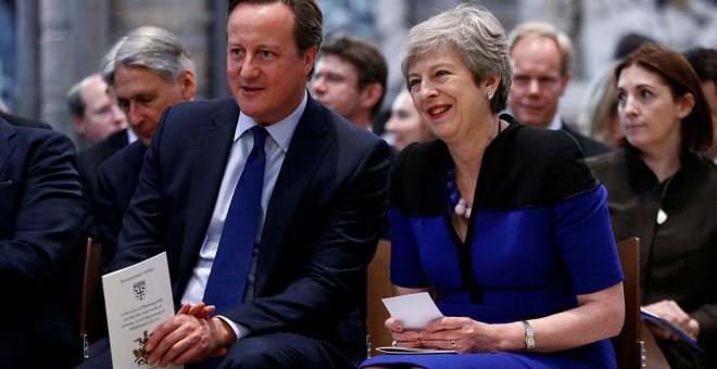 Y tras el brexit... Cameron y May se hacen de oro