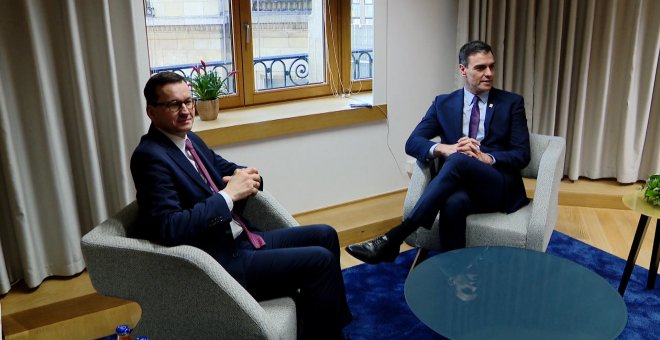 Sánchez se reúne con el presidente de Polonia