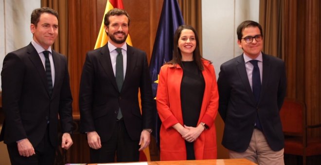 PP y Cs firman que el PP elija al candidato en Euskadi