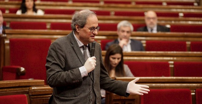 Torra descarta convocar eleccions: "serien una competició descarnada d'interès dels partits"