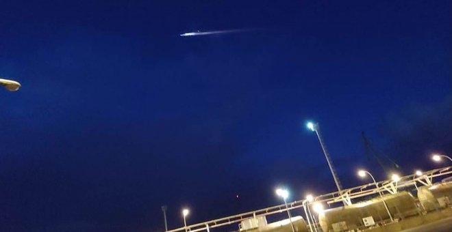 Los restos de un cohete ruso sobrevuelan Galicia