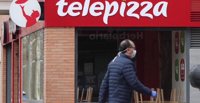 Telepizza advierte de una posible ruptura con Pizza Hut por la crisis del coronavirus