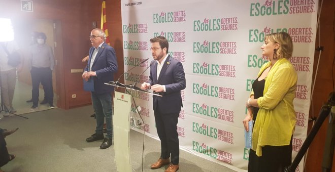 Aragonès: "Al setembre els col·legis reobriran amb normalitat"
