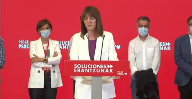 Idoia Mendia: "Los socialistas vascos estamos muy satisfechos con el resultado"