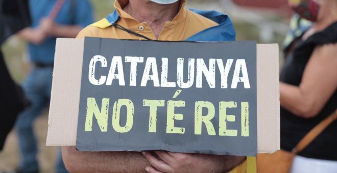 Un detenido en las protestas contra la visita de los reyes en Catalunya