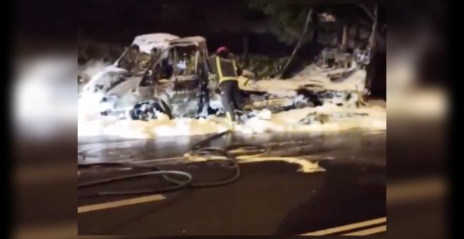 Incendian la autocaravana de un edil de Málaga que abandonó Ciudadanos