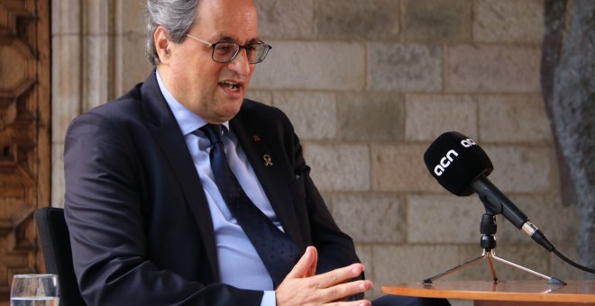 Torra: "Prou d'enganyar-nos. Estan disposats a negociar l'autodeterminació?