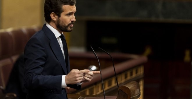 Casado promete "no pasar ni una" en el 'caso Kitchen' aunque advierte que todo puede quedar en "penas de telediario"