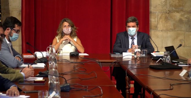 Díaz y Escrivá confían en alcanzar un acuerdo definitivo sobre los ERTE