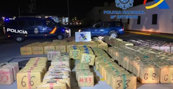 La mayor operación antidroga por mar permite incautar 35 toneladas de hachís