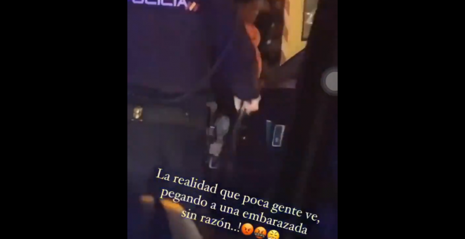 Denuncian la brutal agresión de un policía a una mujer que asegura estar embarazada en Madrid
