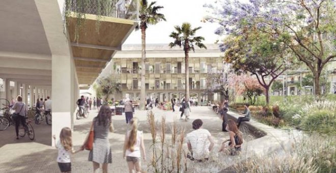 La presó Model acollirà 140 pisos de lloguer social i 14.510 m2 de parc urbà