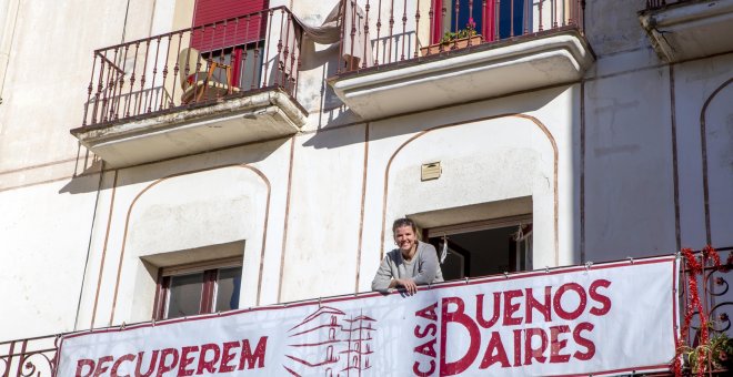 Casa Buenos Aires, un icono okupa en la parte alta de Barcelona que hace frente a la especulación de alto 'standing'