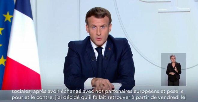 Macron anuncia un nuevo confinamiento en toda Francia a partir del viernes