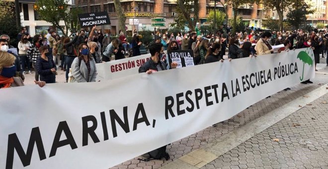 Los sindicatos volverán a protestar el viernes para pedir la dimisión de Lombó