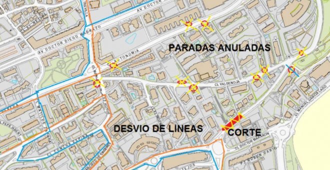 La Avenida del Faro se cortará al tráfico este miércoles para instalar las nuevas rampas mecánicas
