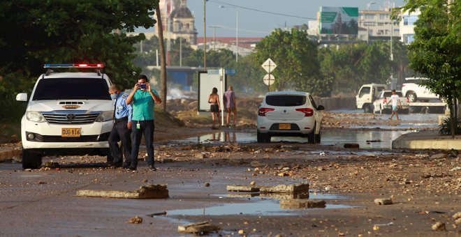 El huracán Iota azota las costas de Centroamérica con lluvias torrenciales