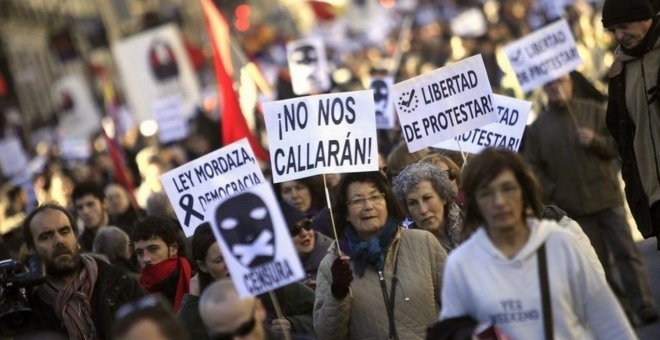 El Tribunal Constitucional avala la ley mordaza