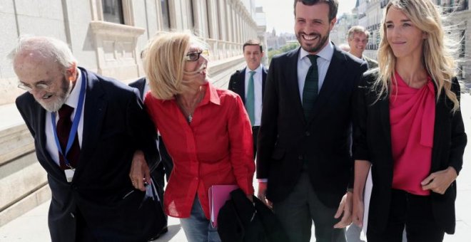 España Suma, el 'proyecto estrella' de Casado, enterrado después de un año de reproches a Cs y Vox