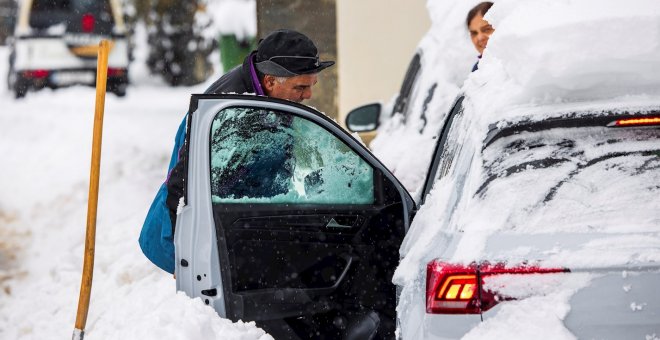 Precaución en la carretera: 133 carreteras principales están en alerta amarilla por el fuerte temporal