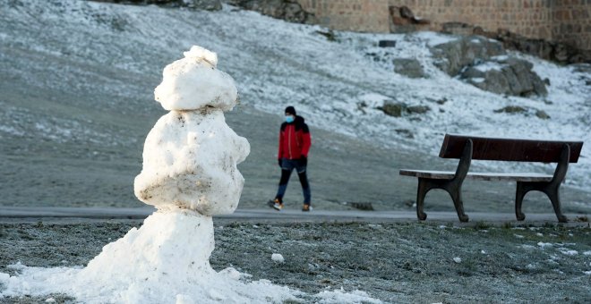 Fuertes nevadas tiñen España de blanco