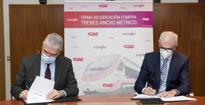 Renfe firma con CAF un contrato de 258 millones para el suministro y mantenimiento de 37 trenes