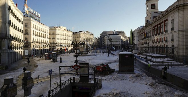 DIRECTO | Casi un tercio de las calles de Madrid ya han sido limpiadas de nieve