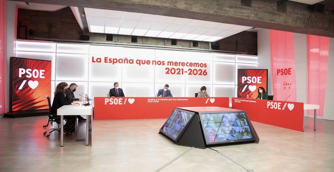 Los "doce elegidos" por Sánchez para diseñar el nuevo PSOE comienzan sus trabajos de cara al 40º Congreso